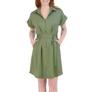 French Connection Green Midi Dress